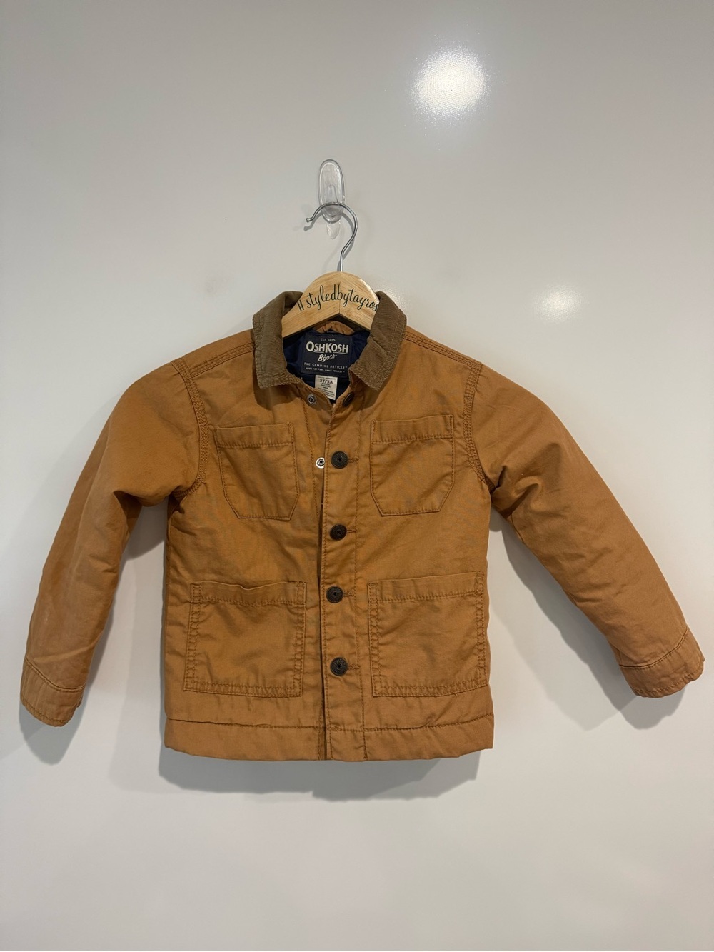 OshKosh B'gosh Toddler Tan Barn Utility Jacket